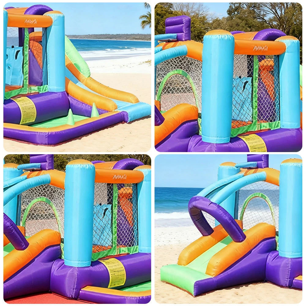 GAMEON Slide Tower Inflatable Bounce Castle PVC Design with Blower