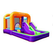 GAMEON Dual Slide Inflatable Bounce Castle PVC Design with Blower - Colorful Style