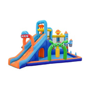GAMEON Water Spray Space Park Inflatable Bounce Castle PVC Build with Blower - Cosmic Adventure Design