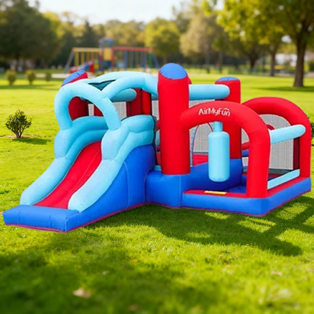 GAMEON Boxing Theme Inflatable Bounce Castle PVC Build with Blower - Action Play Design