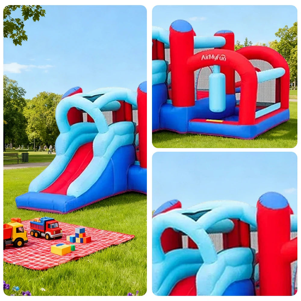 GAMEON Boxing Theme Inflatable Bounce Castle PVC Build with Blower - Action Play Design