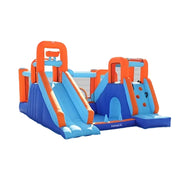 GAMEON Water Spray Inflatable Bounce Castle PVC Build with Blower - Aqua Burst Style