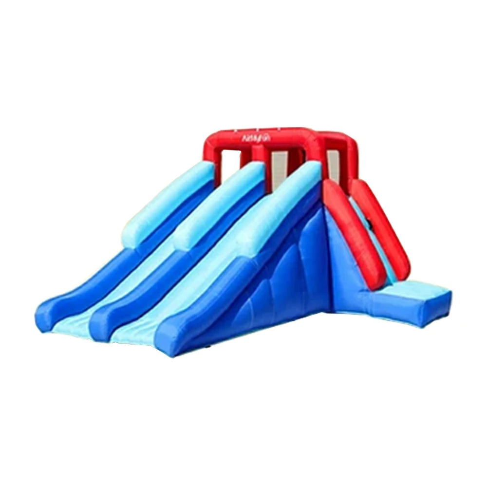 GAMEON Water Slide Inflatable Bounce Castle PVC Build with Blower - Triple Glide Style