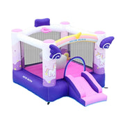 GAMEON Inflatable Bounce Castle PVC Build with Blower - Unicorn Rainbow Fantasy Slide Style