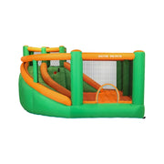 GAMEON Inflatable Bounce Castle - PVC Build with Blower, Full Enclosure Design with Slide