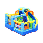 GAMEON Inflatable Bounce Castle - PVC Build with Blower, Dolphin Castle with Slide