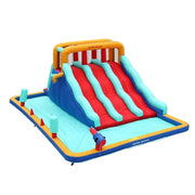 GAMEON Inflatable Bounce Castle PVC Build with Blower - Multi Slide Castle Style