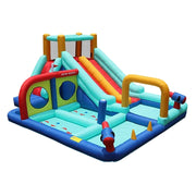 GAMEON Inflatable Bounce Castle PVC Build with Blower - Hole Castle Wet & Dry Combo Style