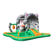 GAMEON Inflatable Bounce Castle PVC Build with Blower - Kitty Castle Theme Style