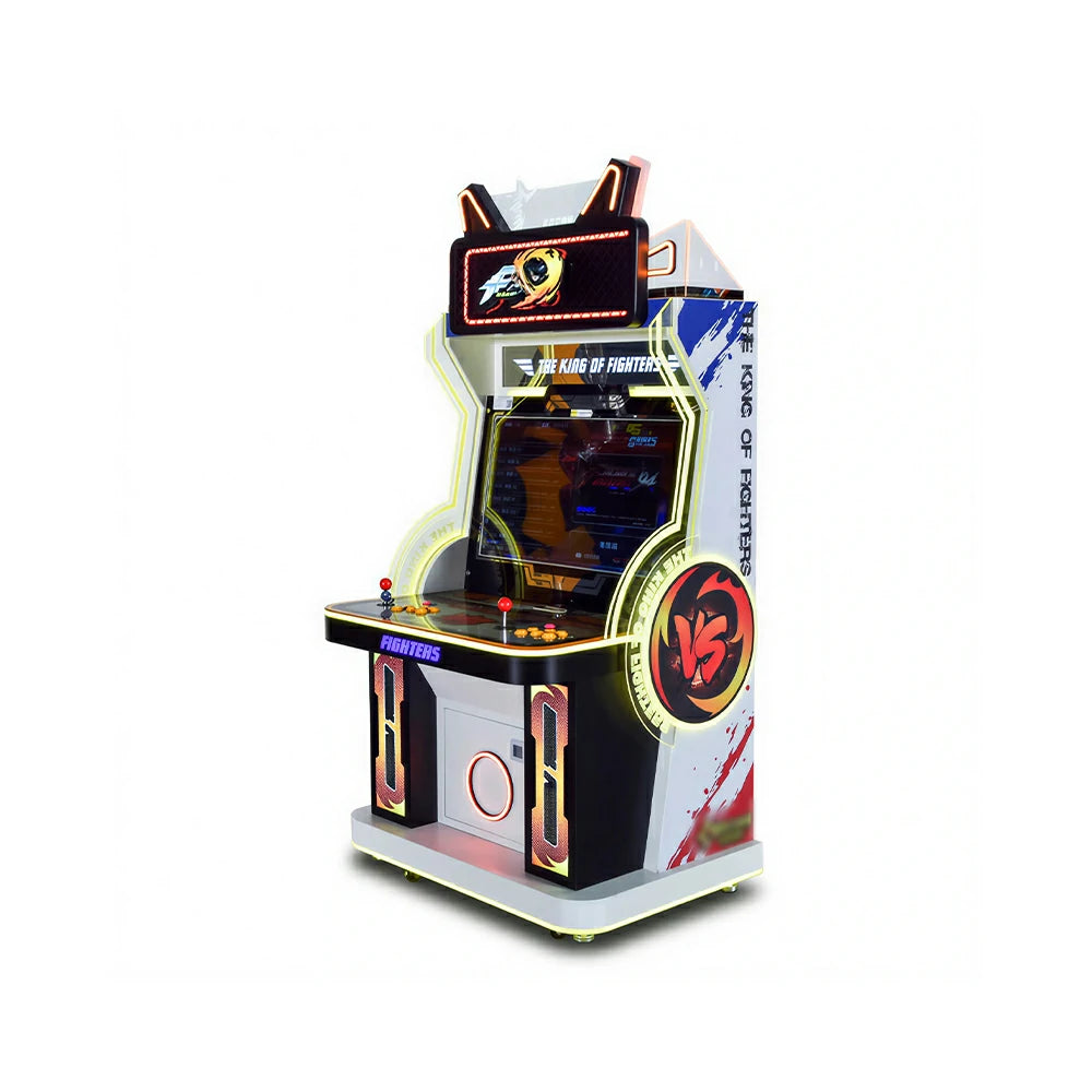 GAMEON King of Fighters Arcade Machine - Dual Player Fighting Game Cabinet with Joystick Controls, HD Display & Coin Operation for Entertainment Venues - Black