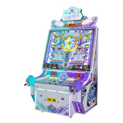 GAMEON Star Cannon Pinball Machine - Dual Player Ticket Arcade Game with LED Lights, Reward System & Coin Operation for Entertainment Venues - White
