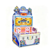 GAMEON Lucky Wheel 2 Arcade Machine - Dual Player Ticket Game with LED Lights, Reward System & Coin Operation for Family Entertainment - White