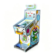 GAMEON Cannon Park Pinball Machine - Ticket Arcade Game with Ball Launcher, Reward System & Coin Operation for Kids Entertainment Venues - White