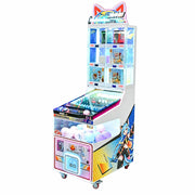 GAMEON Marble Prize Machine - Coin Operated Arcade Game with Ball Launcher, Ticket Redemption & Capsule Toy System for Kids Entertainment Venues - White