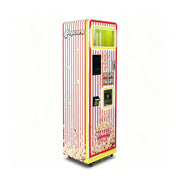 GAMEON Automatic Popcorn Vending Machine - Self Service Popcorn Maker with Touch Screen, Smart Retail System & Commercial Snack Dispenser for Entertainment Venues - Red White