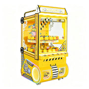 GAMEON Treasure Truck Prize Machine - Coin Operated Arcade Gift Game with Interactive Truck Theme, Prize Display & Reward System for Kids Entertainment Venues - Yellow