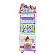 GAMEON Lucky Ball Prize Machine - Coin Operated Arcade Gift Game with Ball Control Challenge, Prize Display & Reward System for Kids Entertainment Venues - White