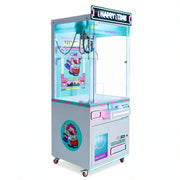 GAMEON Claw Machine - Coin Operated Arcade Prize Game with Joystick Control, Transparent Display & Gift Grabber System for Kids Entertainment Venues - Blue