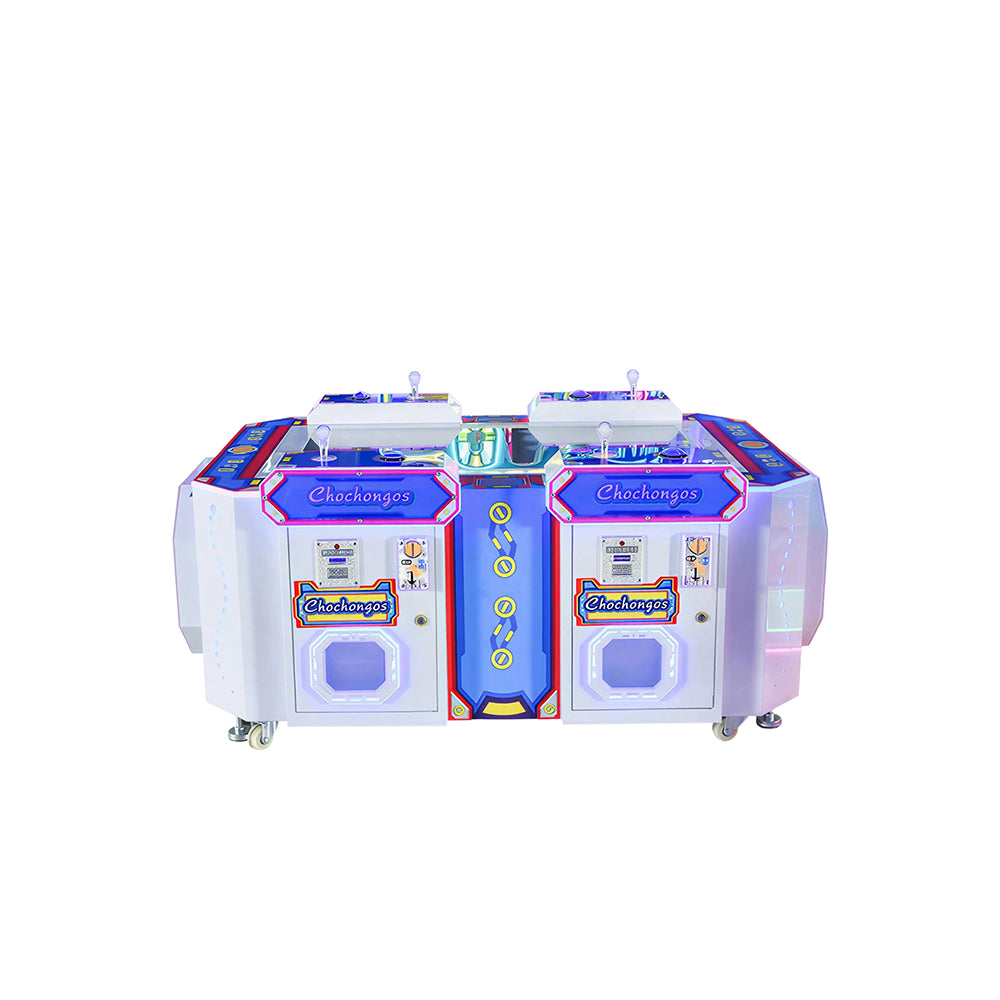 GAMEON Snake Tank Battle Arcade Machine - Four Player Coin Operated Game with Dual Mode Gameplay, LCD Display & Ticket Rewards for Entertainment Venues - White