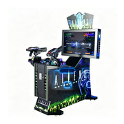 GAMEON Alien Shooting Arcade Machine - Coin Operated Dual Gun Simulator Game with 42" LCD Display & Interactive Shooting Experience - Black