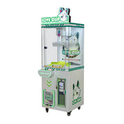 GAMEON Starry Sky Claw Machine - Coin Operated Prize Grabber Arcade Game with Rotating Claw, LED Display & Interactive Gift Catching Experience - White