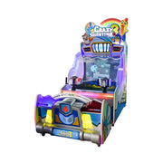 GAMEON Crazy Water Shooting Arcade Machine - Dual Player Interactive Water Gun Game with Scoring Challenge & Family Entertainment Experience - Blue