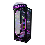 GAMEON Pink Time Scissor Prize Machine - Coin Operated Claw Game with Interactive Cutting Challenge & Plush Toy Reward Experience - Black
