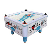 GAMEON Classic Air Hockey Table - Kids Interactive Arcade Game with 4 Player Support, Air Powered Hockey Play & Family Entertainment Experience - White