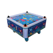 GAMEON Ocean Blue Air Hockey Table - Kids Interactive Arcade Game with 4 Player Support, Air Powered Hockey Play & Family Entertainment Experience - Blue