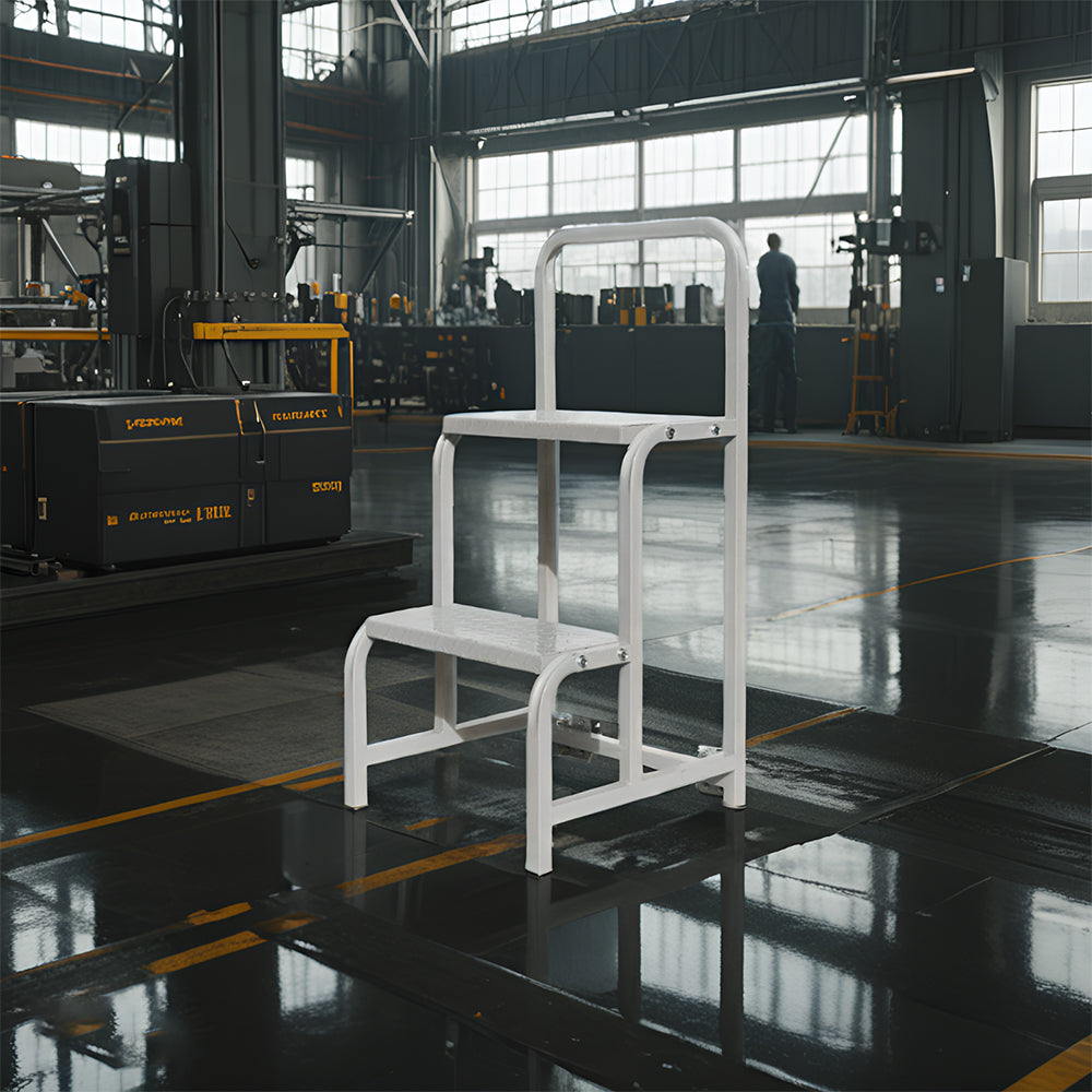 GROVIA 60cm Platform Height 2-step Ladder Warehouse Staircase