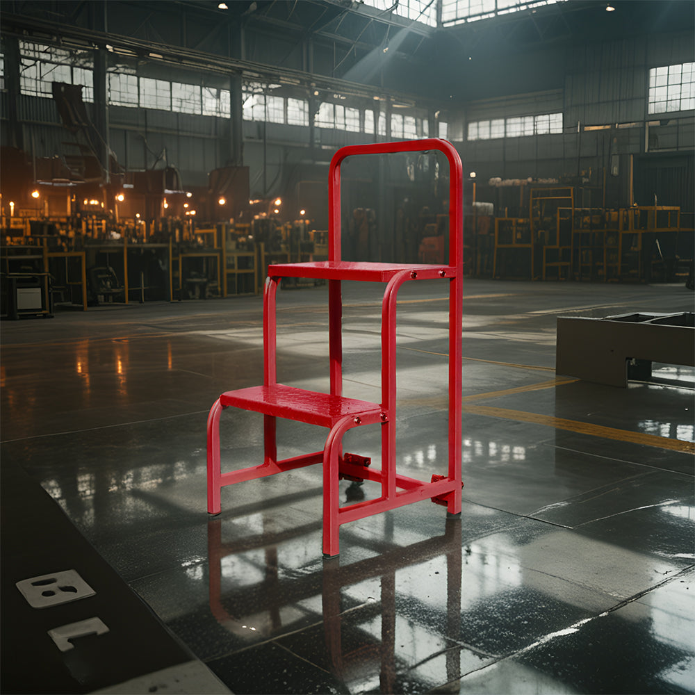 GROVIA 60cm Platform Height 2-step Ladder Warehouse Staircase