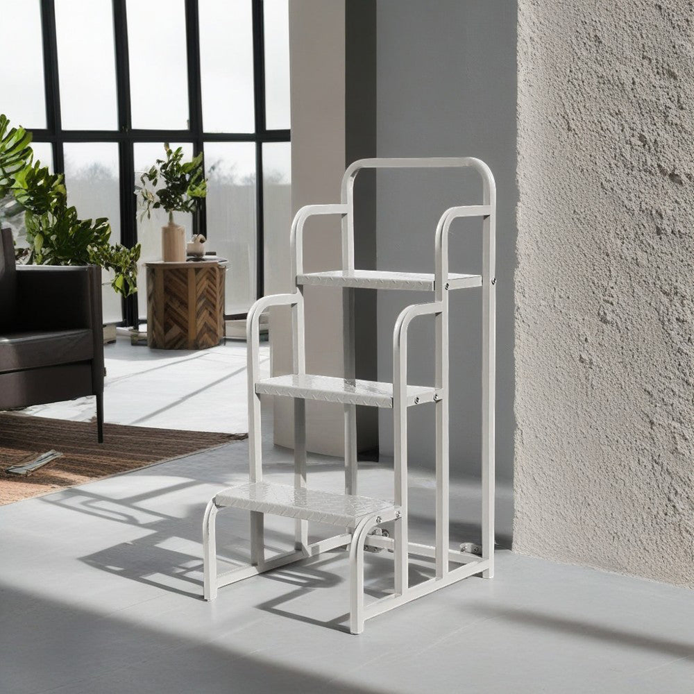 GROVIA 80cm Platform Height 3-step Ladder Warehouse Staircase