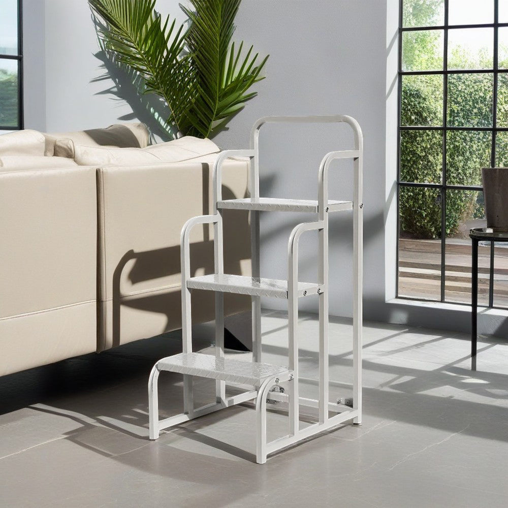 GROVIA 80cm Platform Height 3-step Ladder Warehouse Staircase