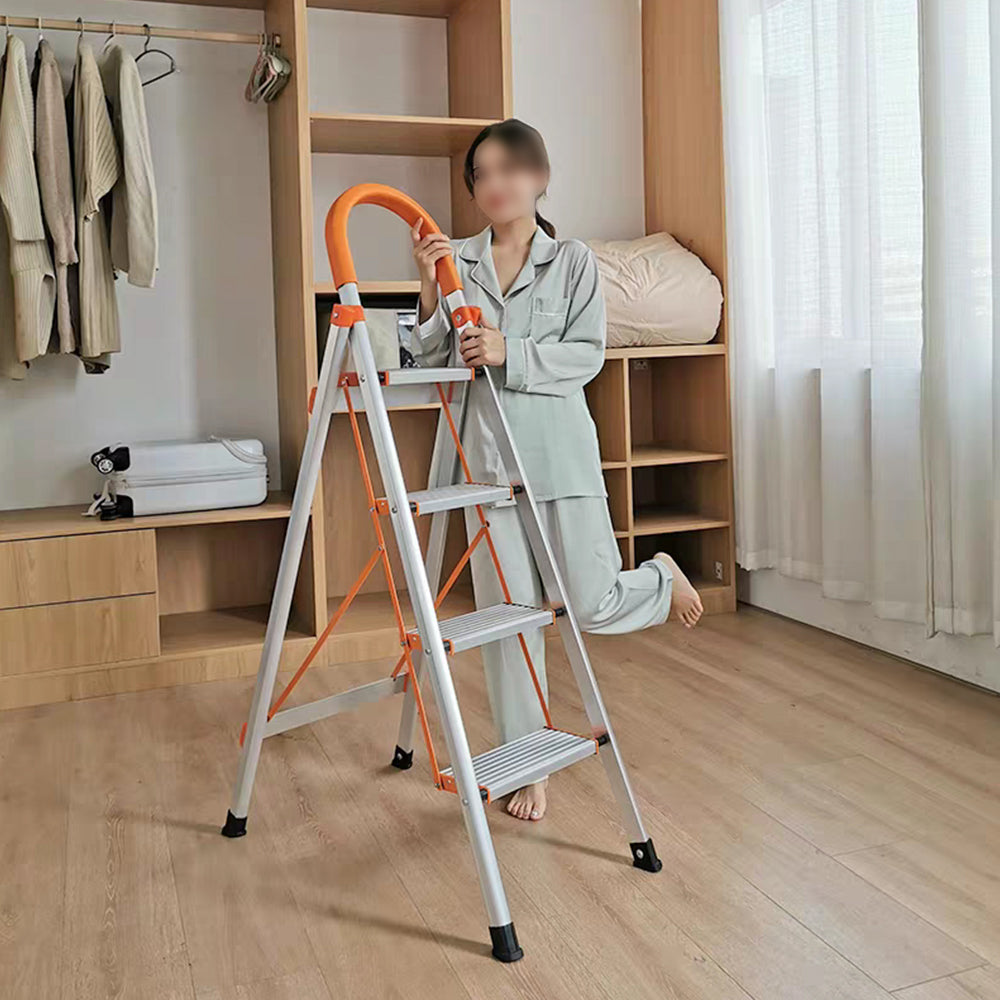 GROVIA H03 4/5/6-step Aluminum Alloy Ladder Widened Pedal Household Stairs