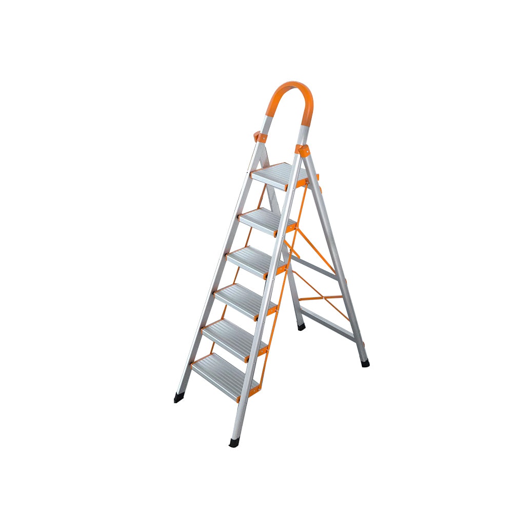 GROVIA H03 4/5/6-step Steel Ladder Widened Pedal Household Stairs
