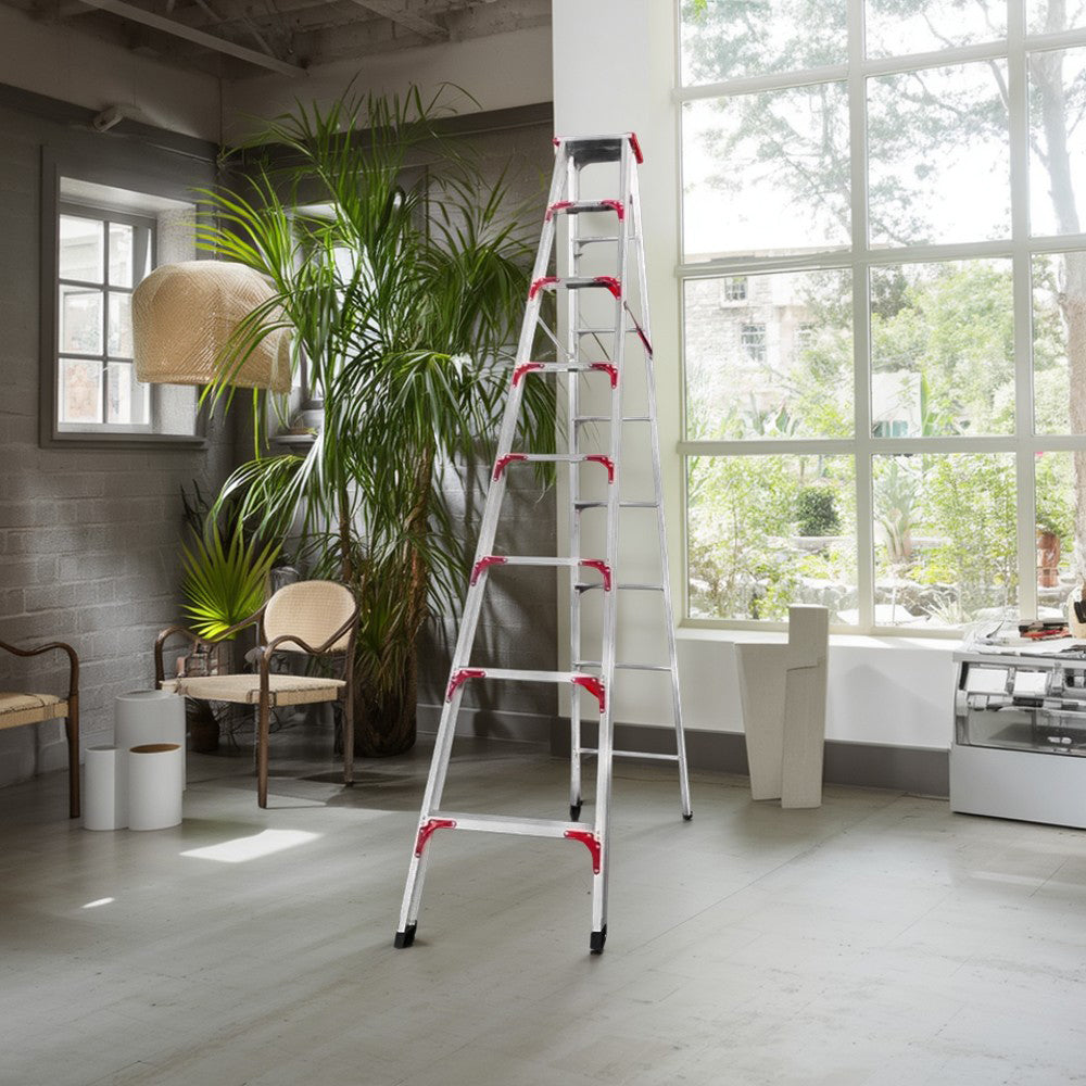 GROVIA L01 7/8-step Aluminum Alloy Ladder Warehouse Staircase/Household Stairs