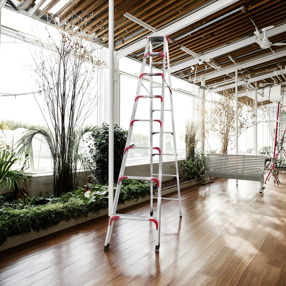 GROVIA L01 7/8-step Aluminum Alloy Ladder Warehouse Staircase/Household Stairs