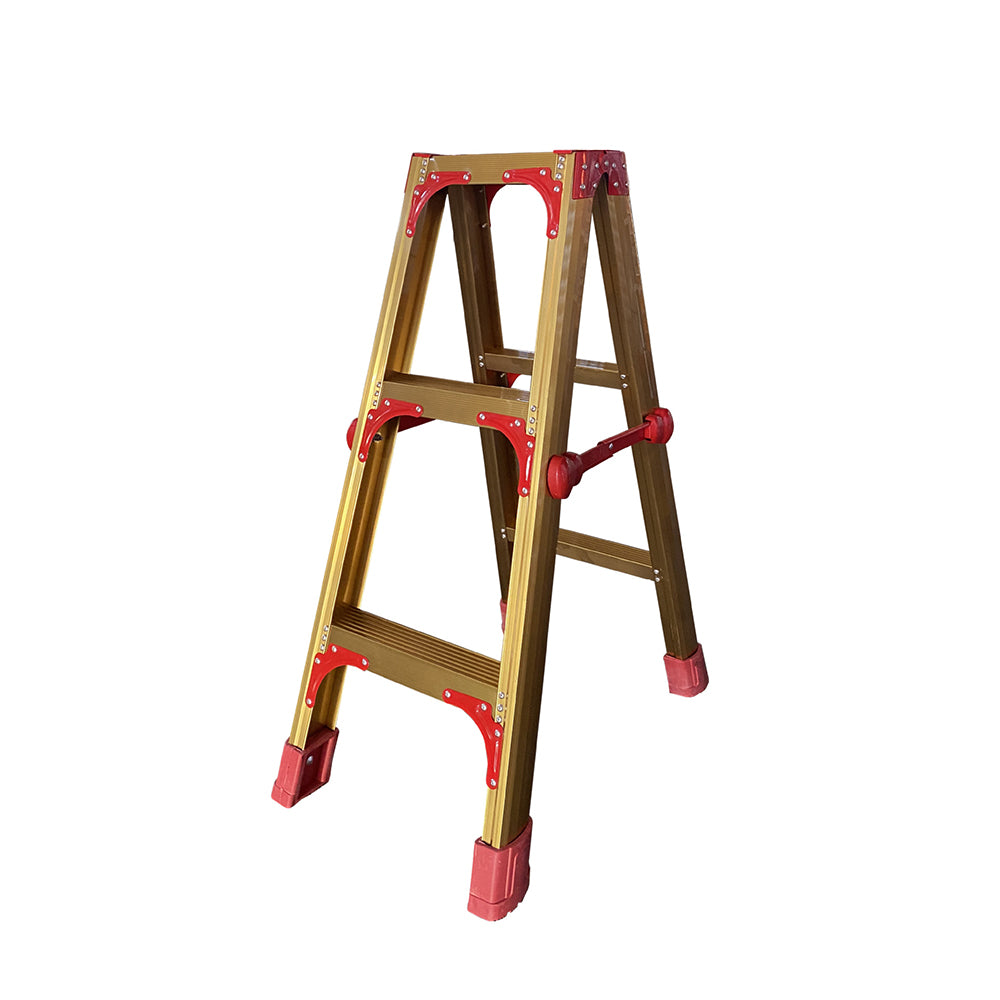 GROVIA L08 3/4/5/6/8/9/10-step Aluminum Alloy Ladder Warehouse Staircase/Household Stairs - Golden