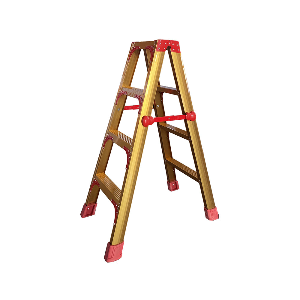 GROVIA L08 3/4/5/6/8/9/10-step Aluminum Alloy Ladder Warehouse Staircase/Household Stairs - Golden