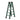 GROVIA 6/7/8/10 Step Folding Ladder, Triangular Support, Anti-Slip Pedals, Stabilizing Rod, Durable & Portable Design - Green