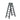 GROVIA 7/8/10-Step Aluminium Folding Ladder - 14.5cm Thick, 15cm Wide Pedal, Anti-Slip Feet - Purple