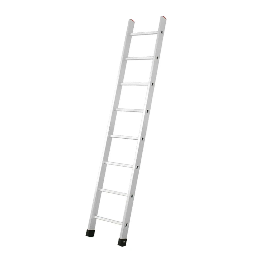 GROVIA 2.5m/3m/3.5m Aluminum Alloy Ladder - 9cm Slim Design, Triangular Support, Non-Slip Feet