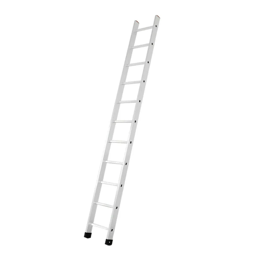 GROVIA 2.5m/3m/3.5m Aluminum Alloy Ladder - 9cm Slim Design, Triangular Support, Non-Slip Feet