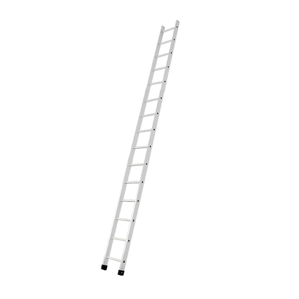 GROVIA 4m/5m/6m Aluminum Alloy Ladder - 9cm Slim Design, Triangular Support, Non-Slip Feet