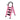 GROVIA 4/5/6 Step Carbon Alloy Steel Folding Ladder, Extra-Wide 27cm Pedals, Tool Tray, Anti-Slip Feet, Heavy-Duty Design - Pink