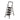 GROVIA 4/5/6-Step Carbon Steel Folding Ladder - 7cm Slim Design, 26cm Wide Non-Slip Pedal, Anti-Slip Feet - Gray