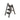 GROVIA 3 Step Aluminium Folding Ladder - 28cm Wide Pedals, 150kg Capacity, Folded Size 4.5cm, Anti-Slip Base - Black