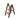 GROVIA 3/4 Step Aluminium Folding Ladder - 28cm Wide Pedals, 150kg Capacity, Folded Size 4.5cm, Anti-Slip Base