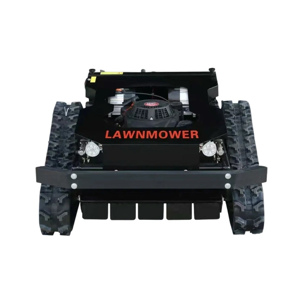 GROVIA 224CC Hybrid Remote Control Lawn Mower, Dual 600W Motors, 9HP Power, 50cm Cutting Width, Self-Charging, Heavy-Duty All-Terrain Design for Large Lawns - Black