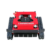 GROVIA 224CC Hybrid Remote Control Lawn Mower, Dual 600W Motors, 9HP Power, 50cm Cutting Width, Self-Charging, Heavy-Duty All-Terrain Design for Large Lawns - Red